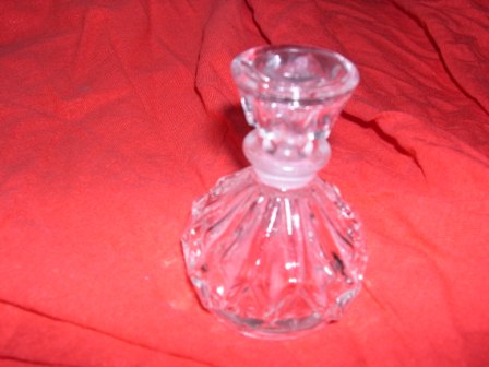Flacon verre taill�